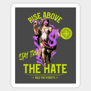 Rise Above The Hate Urban Street Style Graffiti Sticker